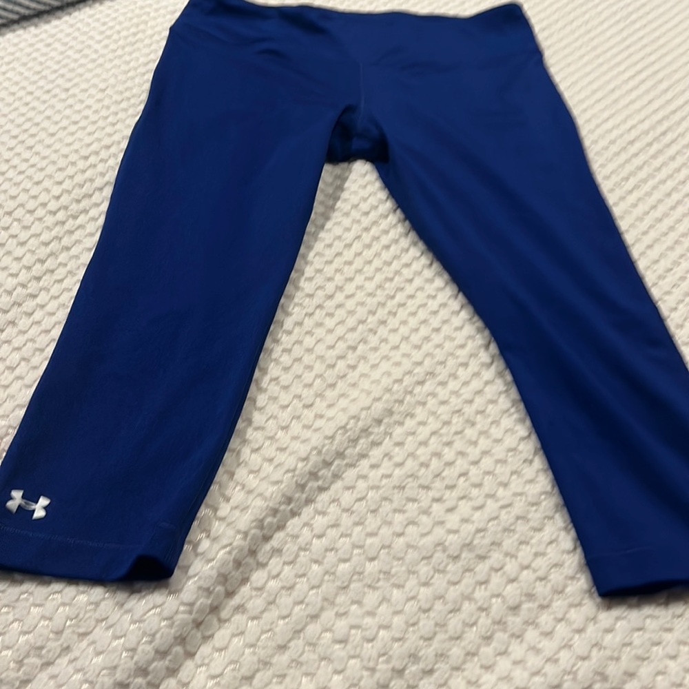 Under Armour legging capris royal blue
